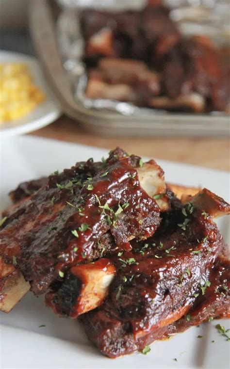 Oven-Baked BBQ Beef Ribs